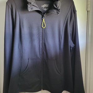 Style & Co Sport XL Ebony Black Stretch Jacket With Tags